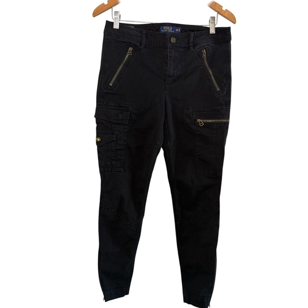 Polo Ralph Lauren MIL-J-4883A Military Cargo Pants Women's 10 Gorpcore Black